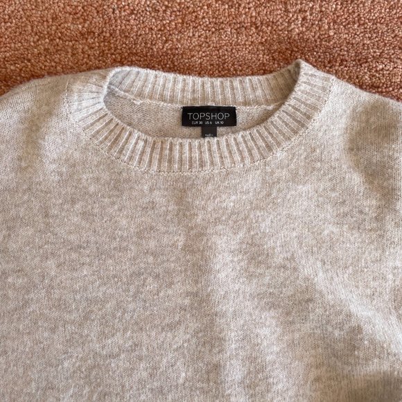 Topshop Mo Seam Detail Popper Sweater - Picture 3 of 3